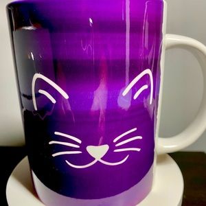 Hand crafted Cat Mug, 15oz